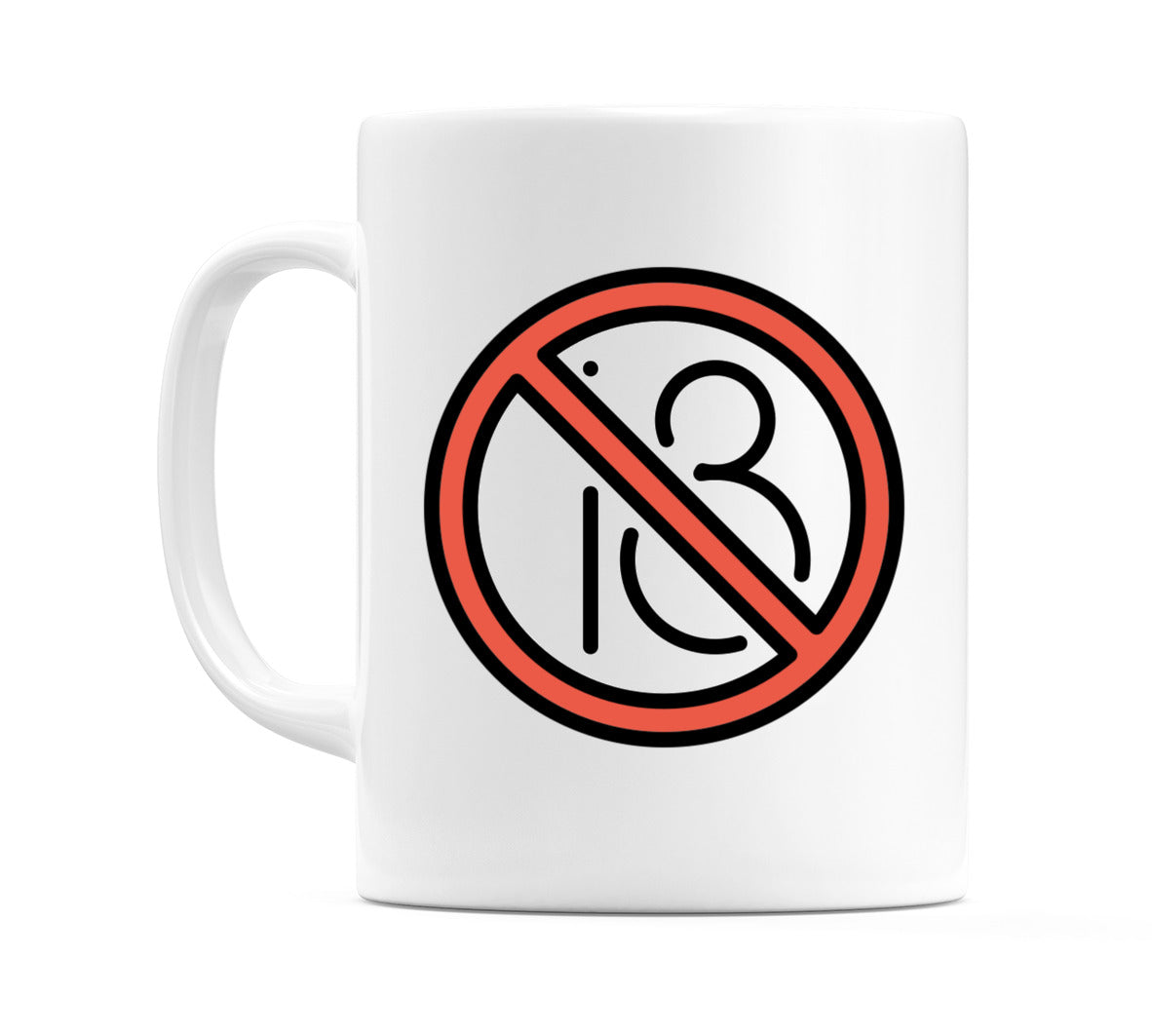 No One Under Eighteen Emoji Mug