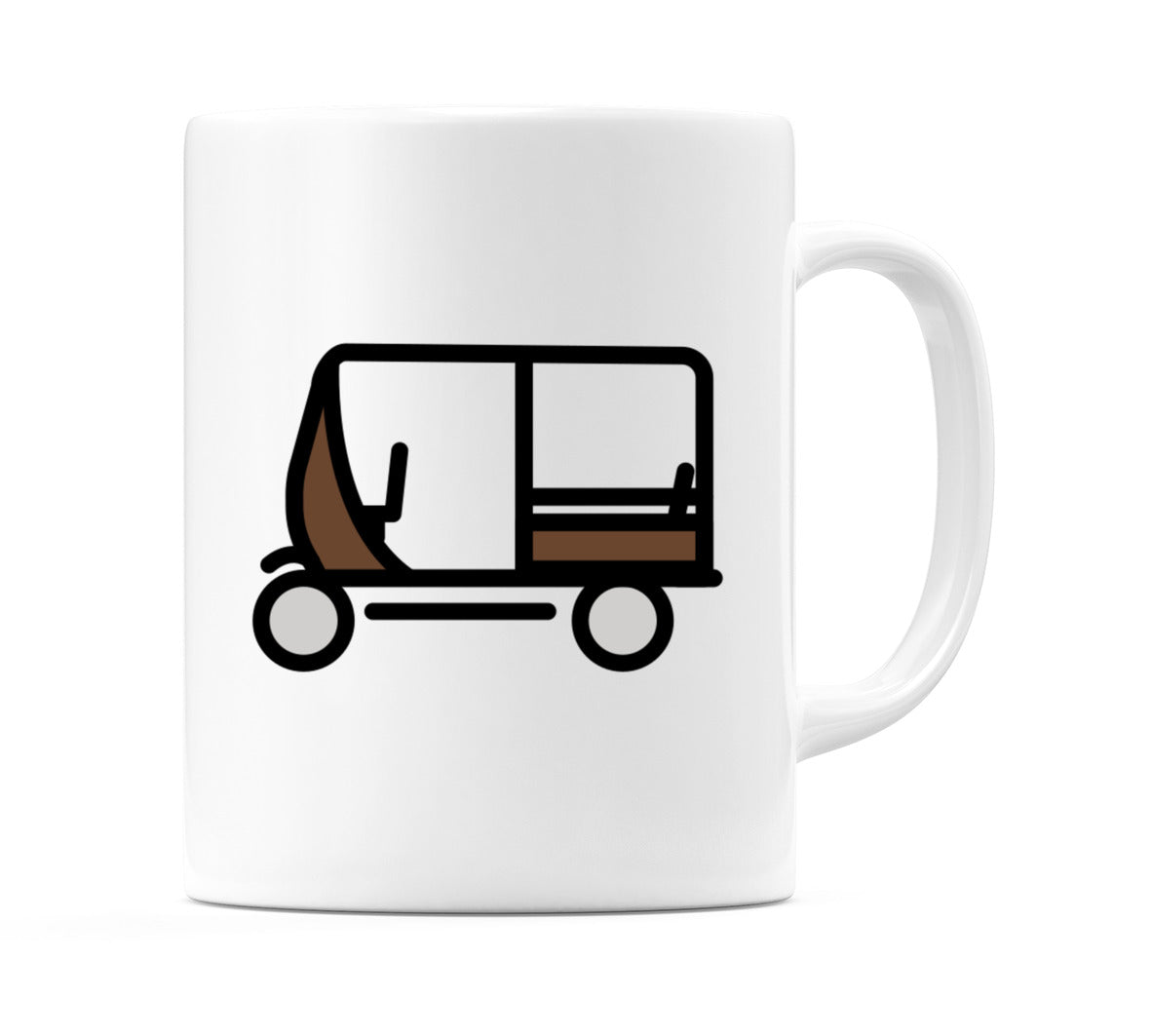 Auto Rickshaw Emoji Mug