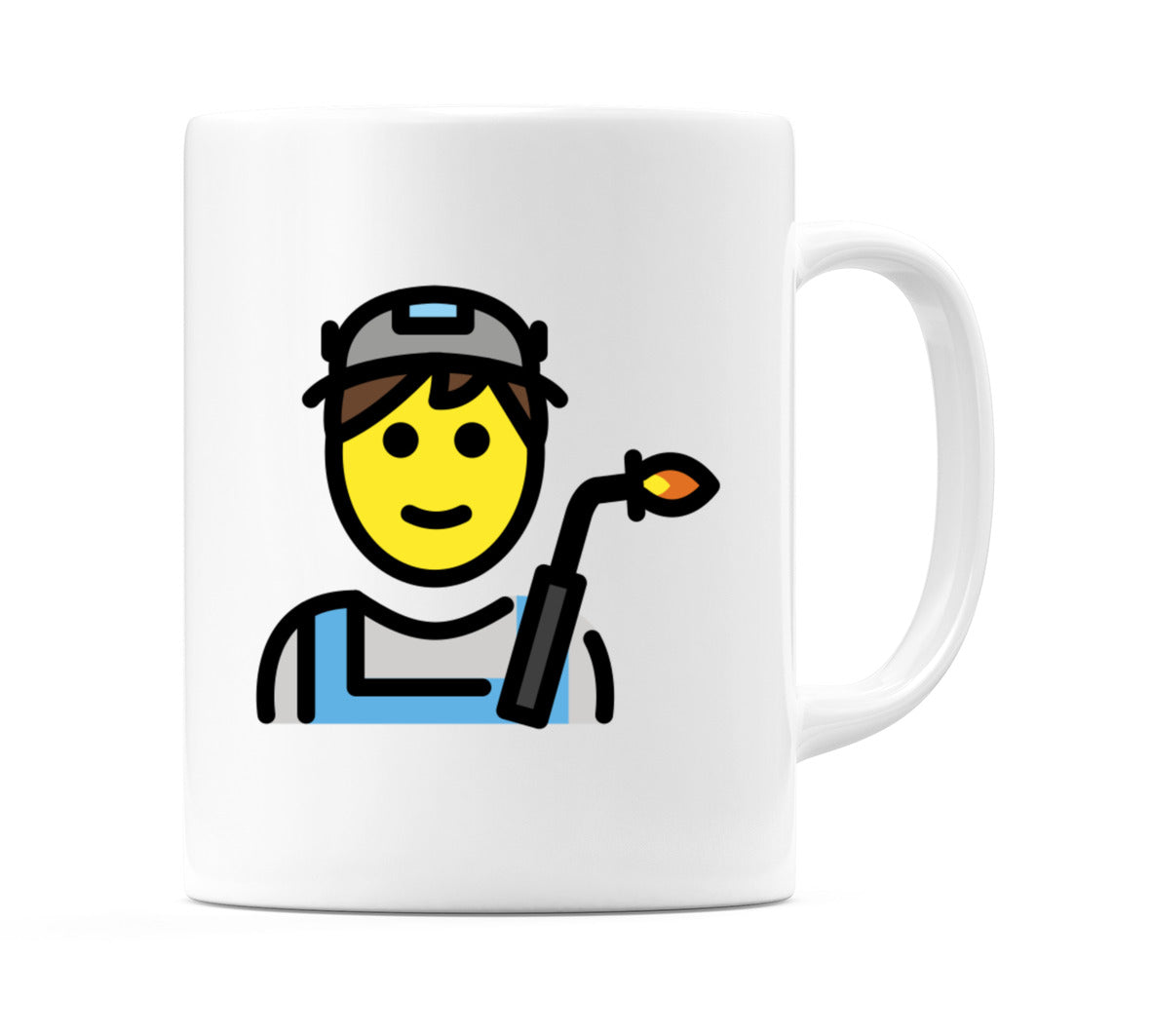 Male Factory Worker Emoji Mug