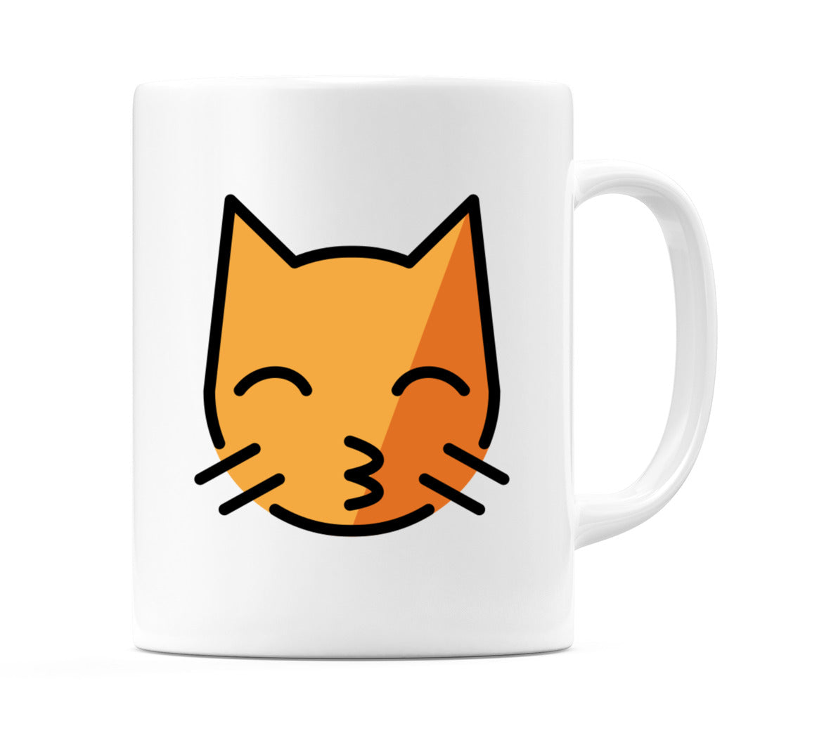 Kissing Cat Emoji Mug