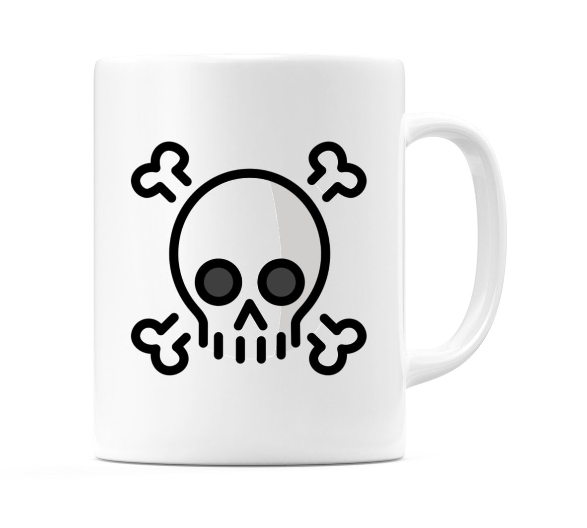 Skull And Crossbones Emoji Mug