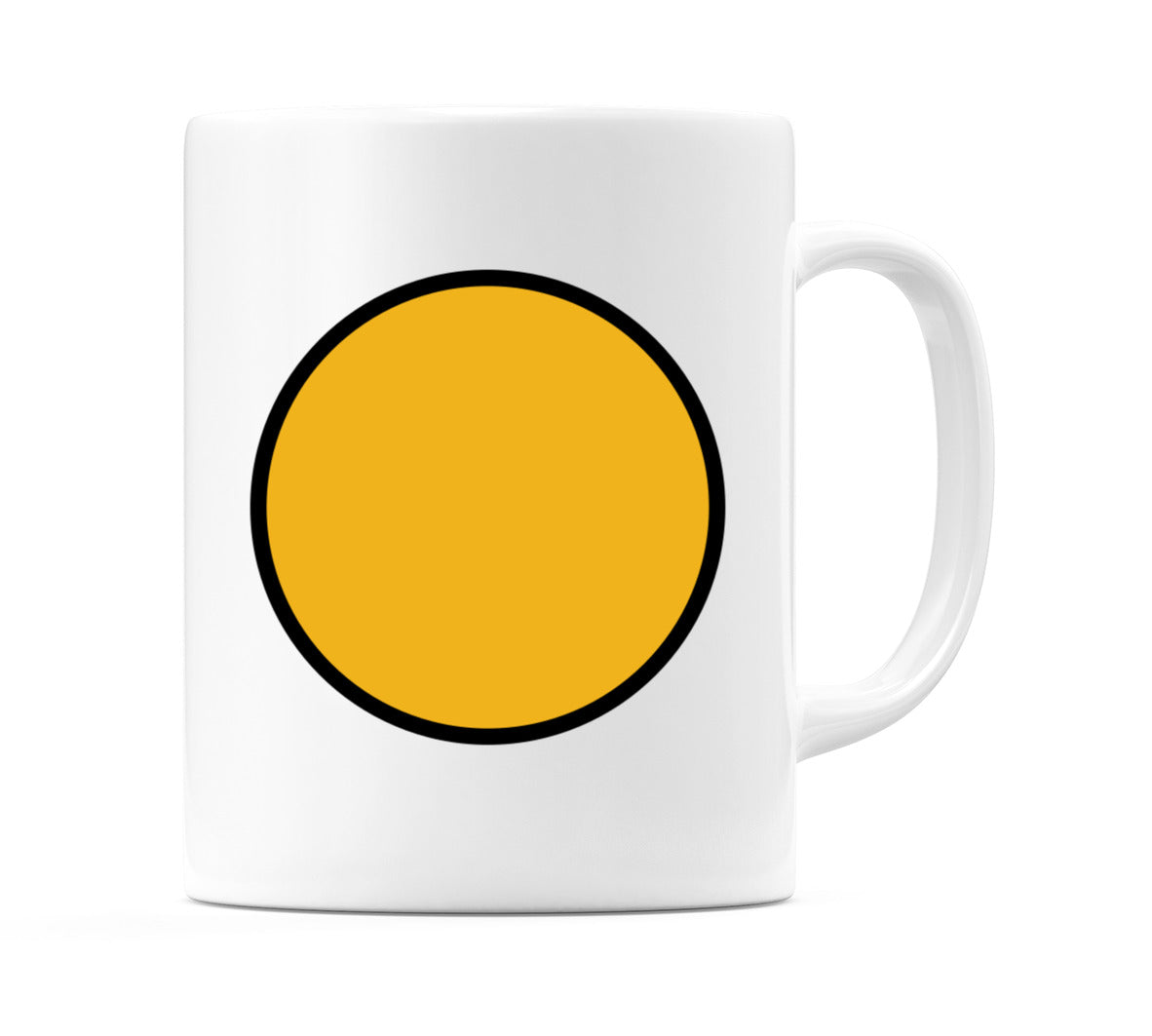 Orange Circle Emoji Mug