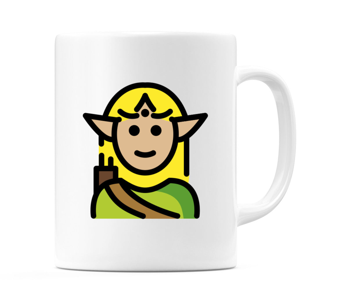 Elf: Medium-Light Skin Tone Emoji Mug
