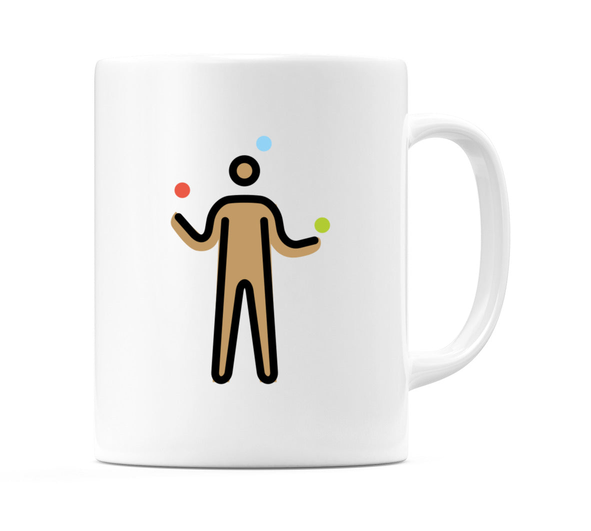 Person Juggling: Medium Skin Tone Emoji Mug