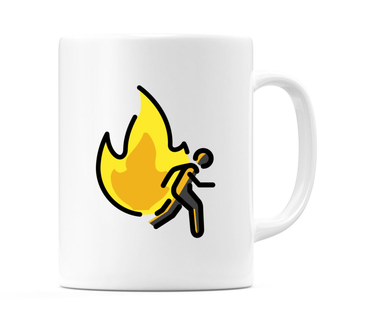 Evacuate Fire Emoji Mug