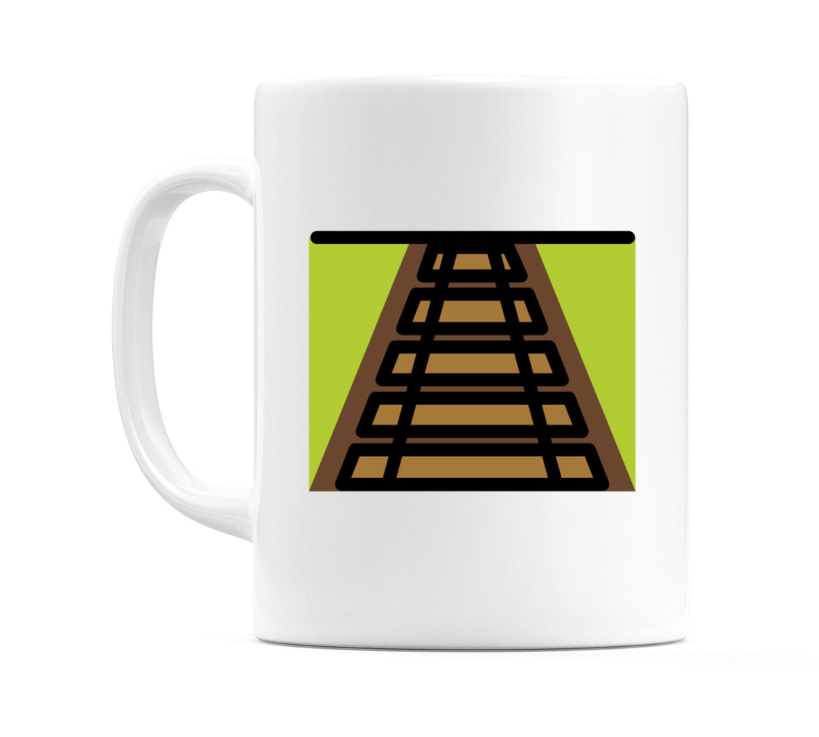 Railway Track Emoji Mug