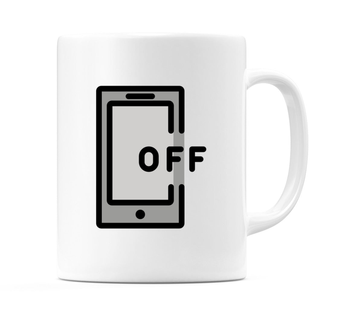 Mobile Phone Off Emoji Mug