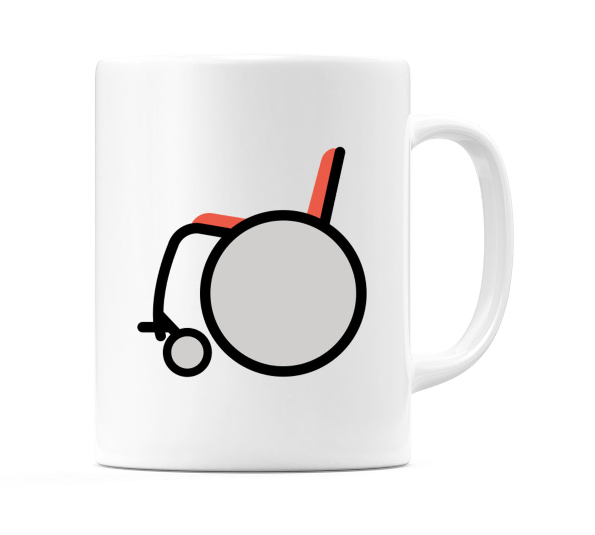 Maleual Wheelchair Emoji Mug