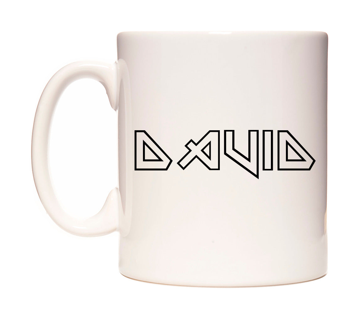 David - Iron Maiden Themed Mug
