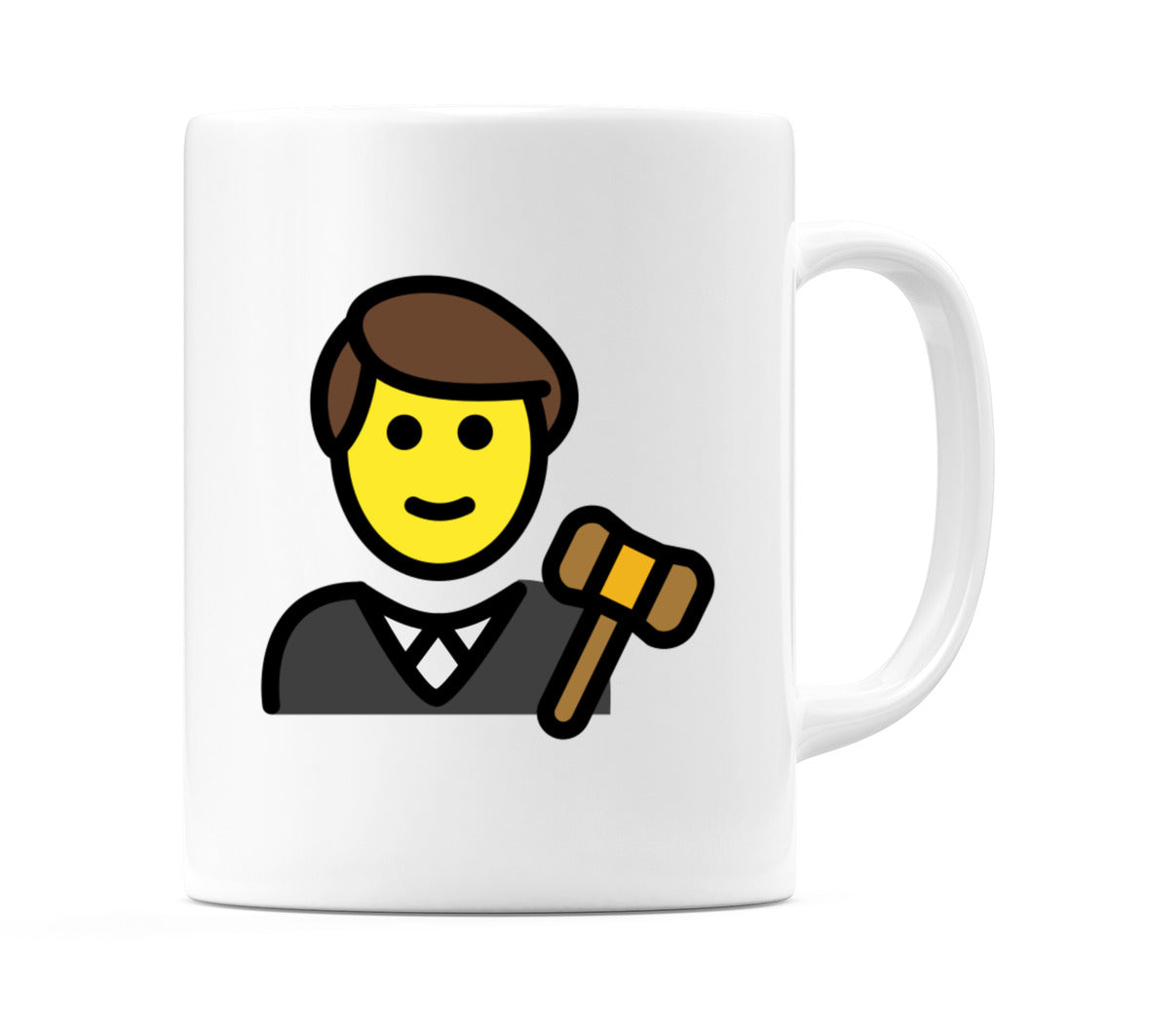 Male Judge Emoji Mug