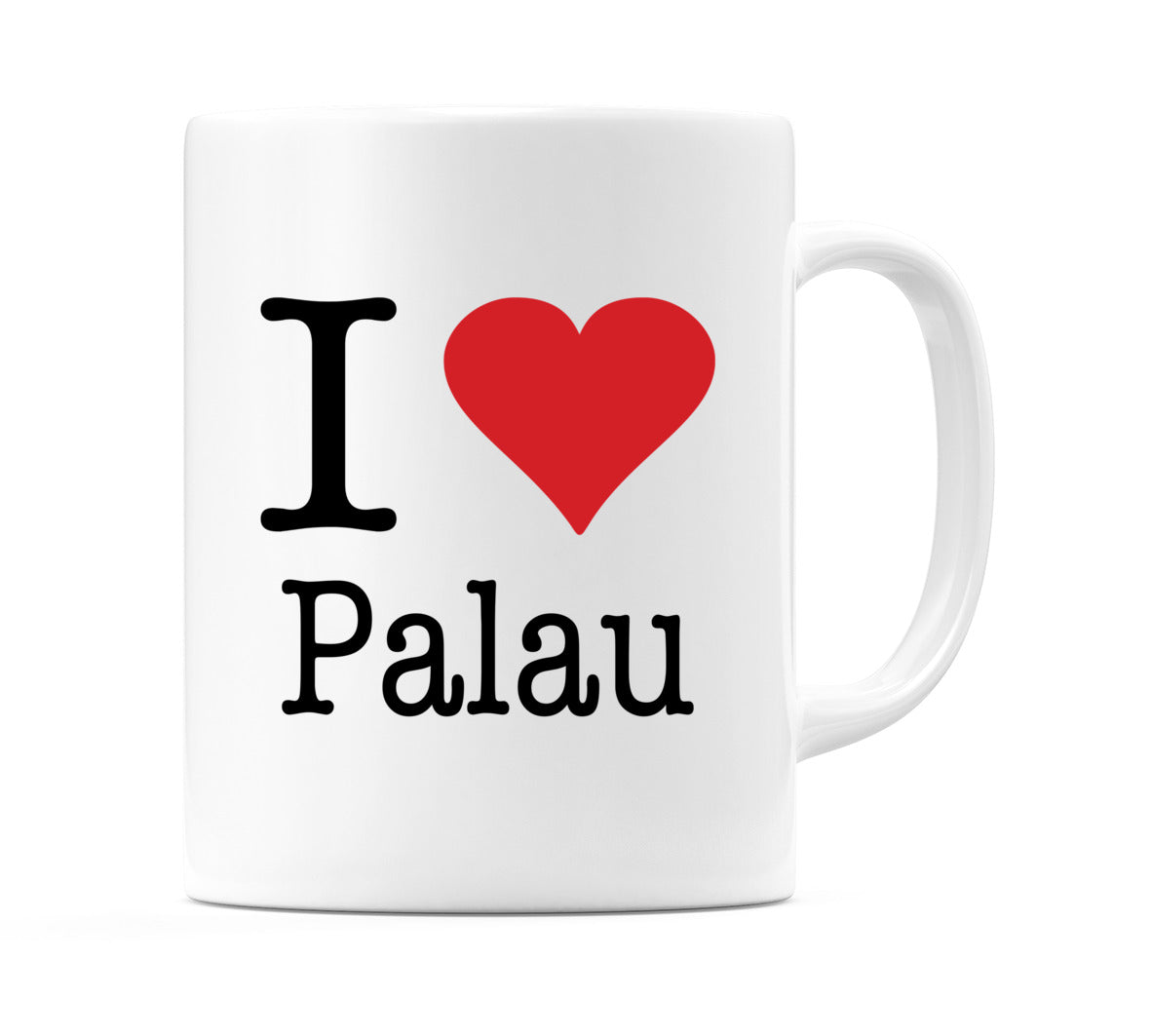 I Love Palau Mug