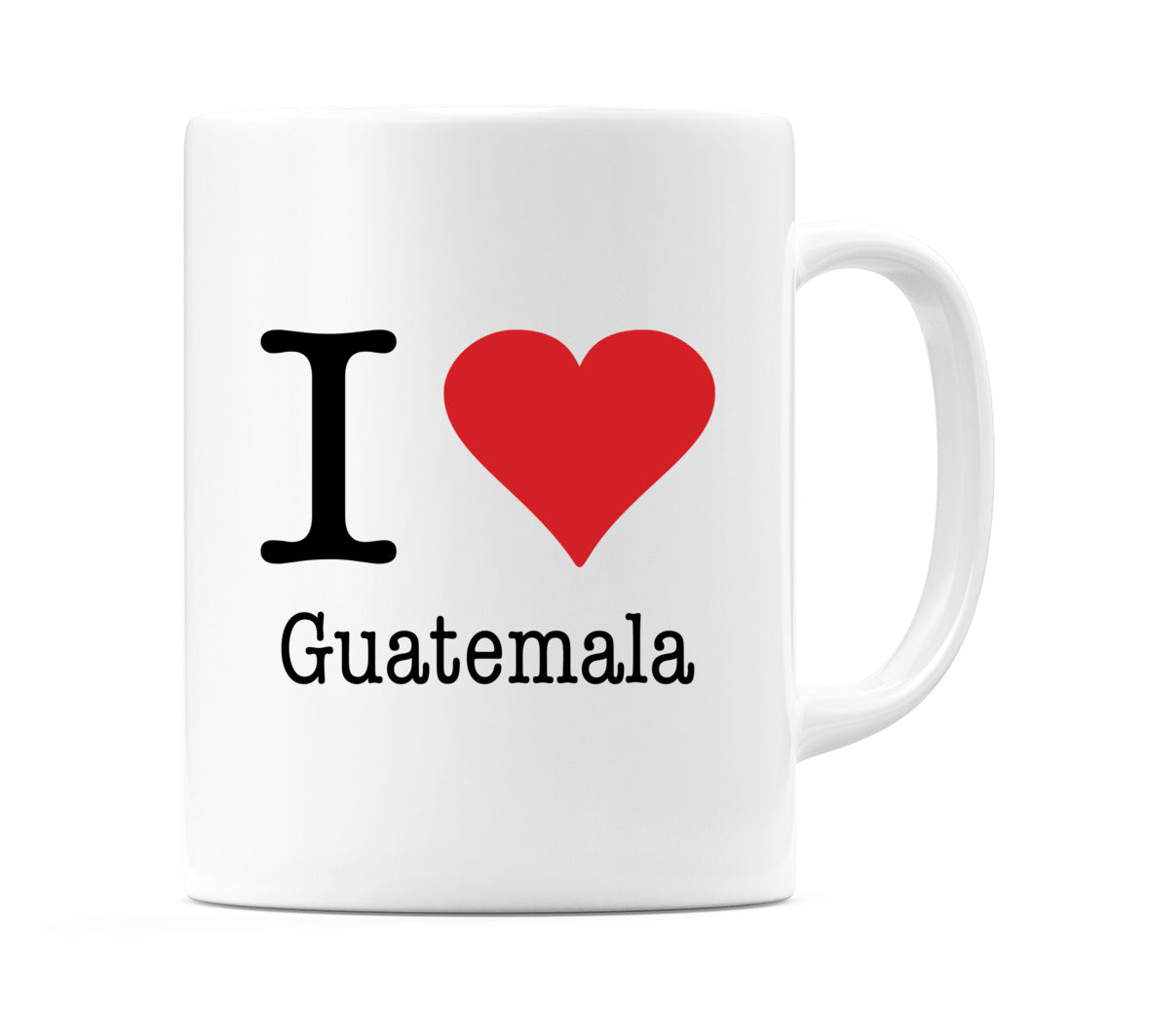 I Love Guatemala Mug