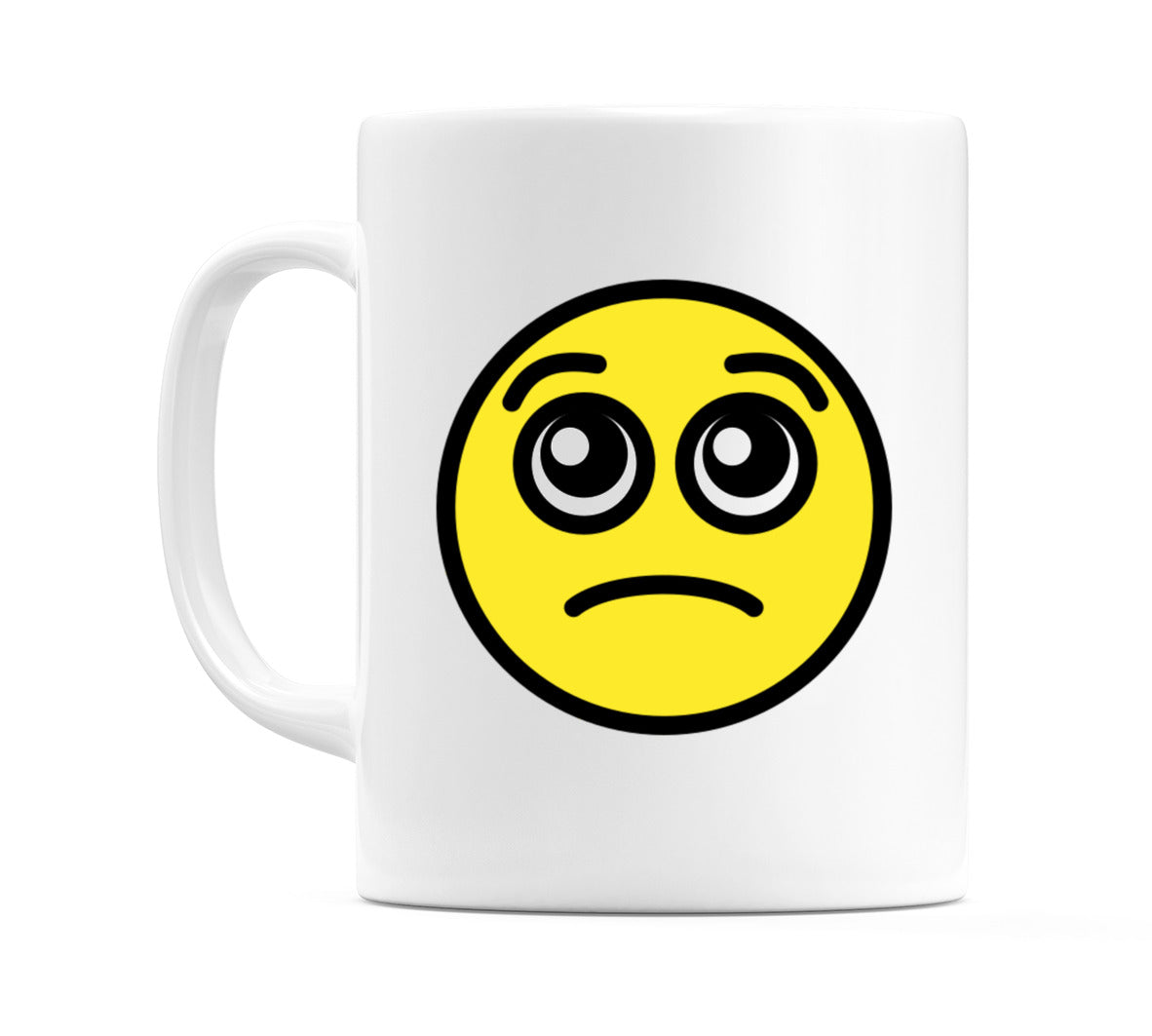 Pleading Face Emoji Mug