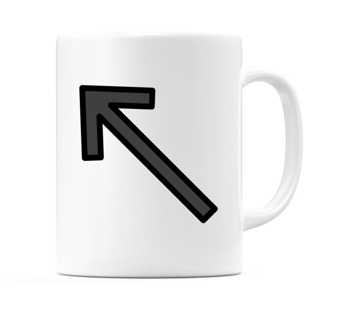 Up-Left Arrow Emoji Mug