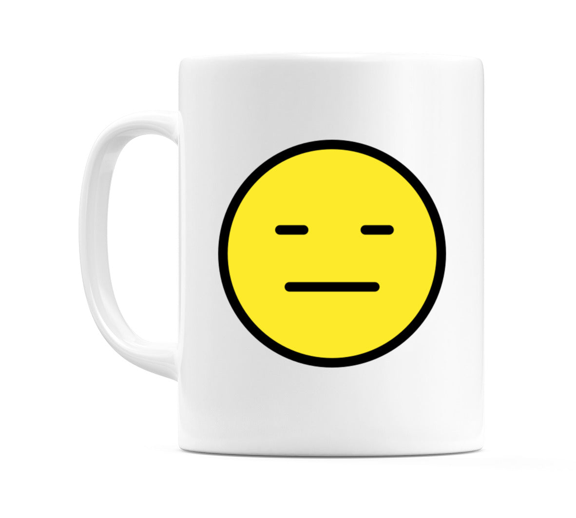 Expressionless Face Emoji Mug