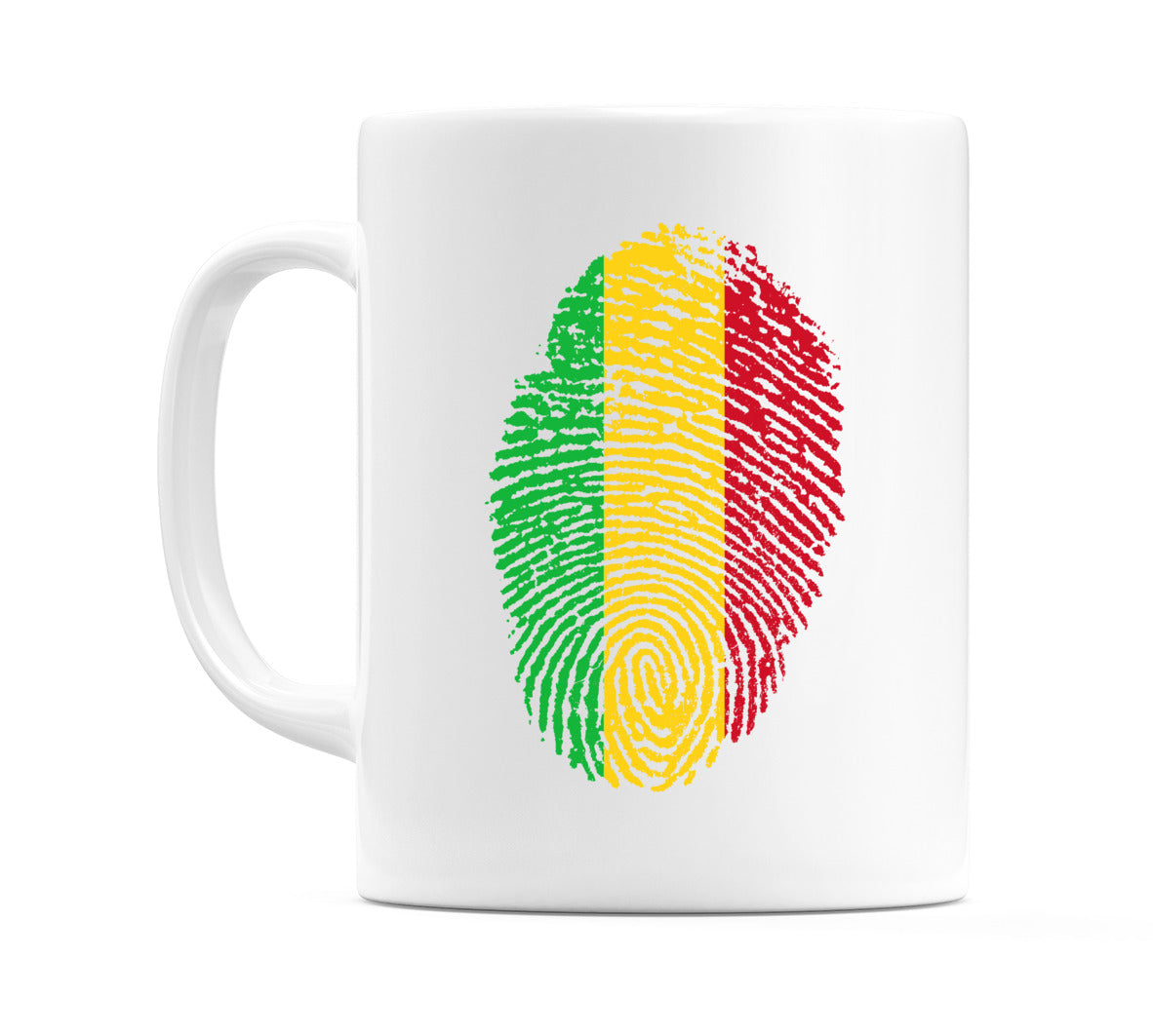 Mali Finger Print Flag Mug