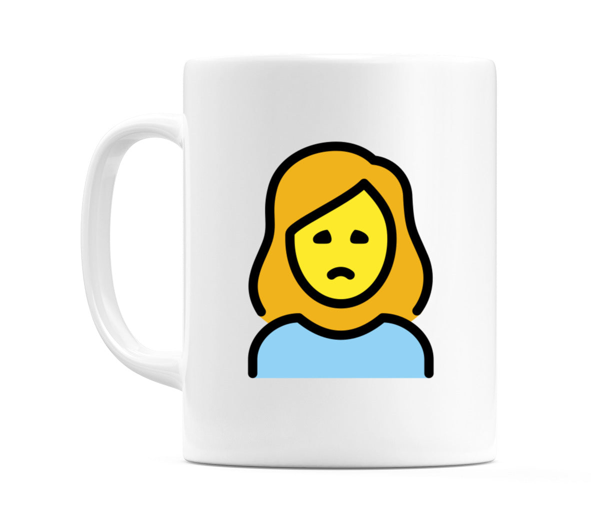 Female Frowning Emoji Mug