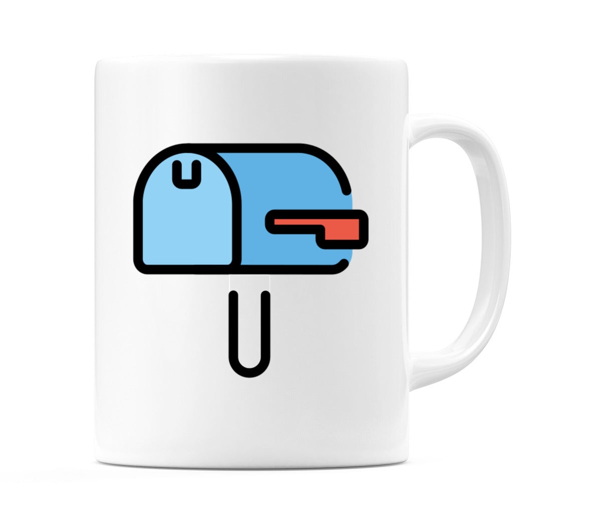 Closed Mailbox With Lowered Flag Emoji Mug