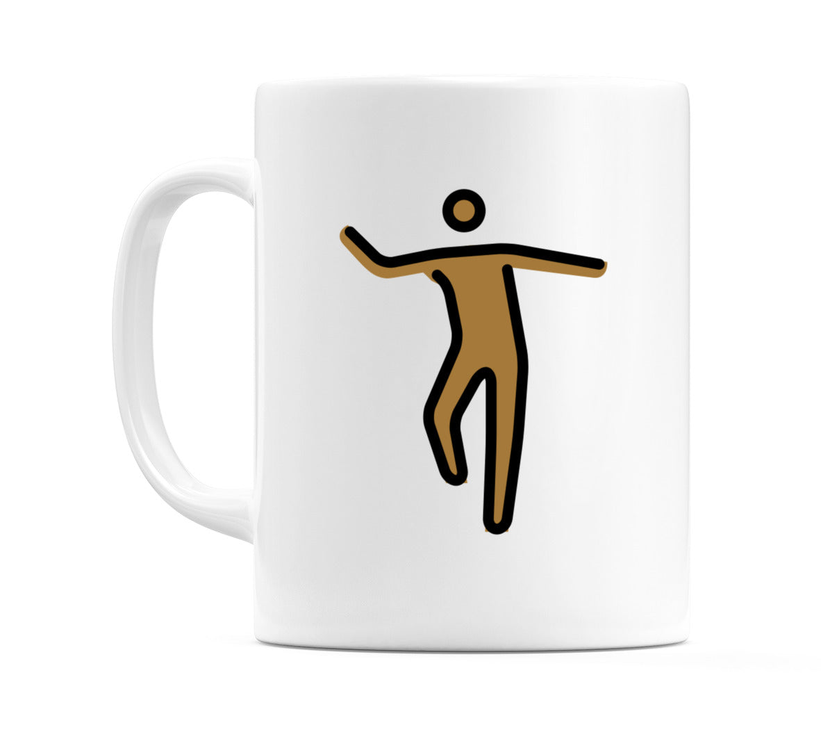 Male Dancing: Medium-Dark Skin Tone Emoji Mug