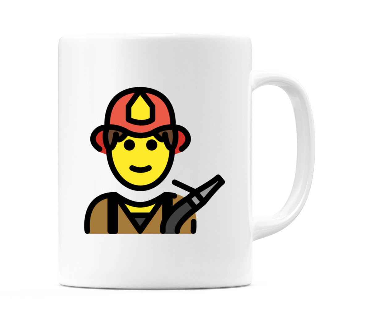 Male Firefighter Emoji Mug
