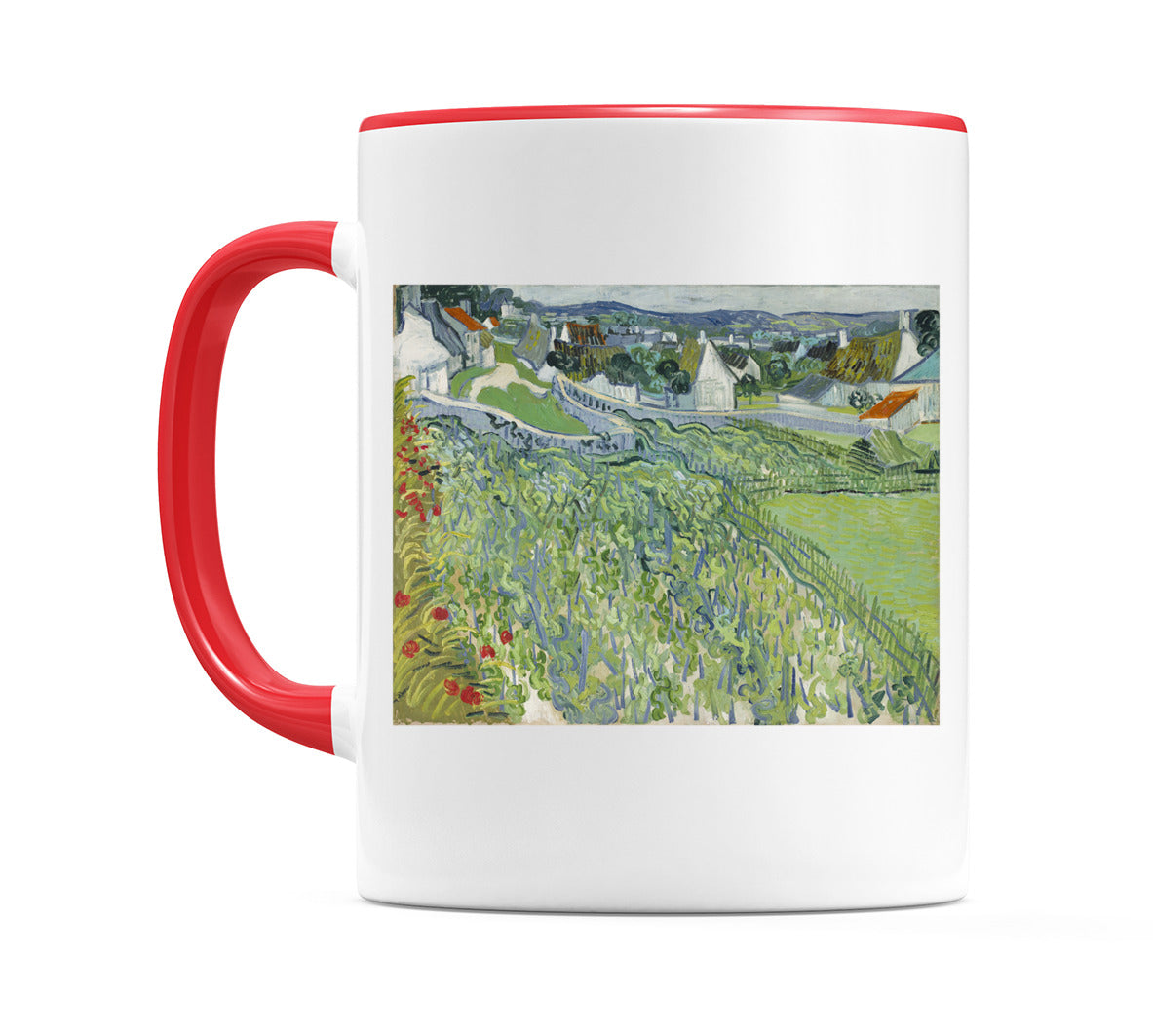 Vineyards at Auvers (1890) Mug