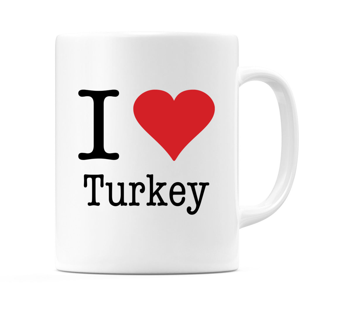 I Love Turkey Mug