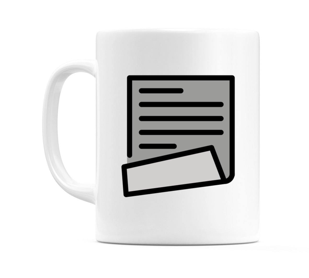 Page With Curl Emoji Mug