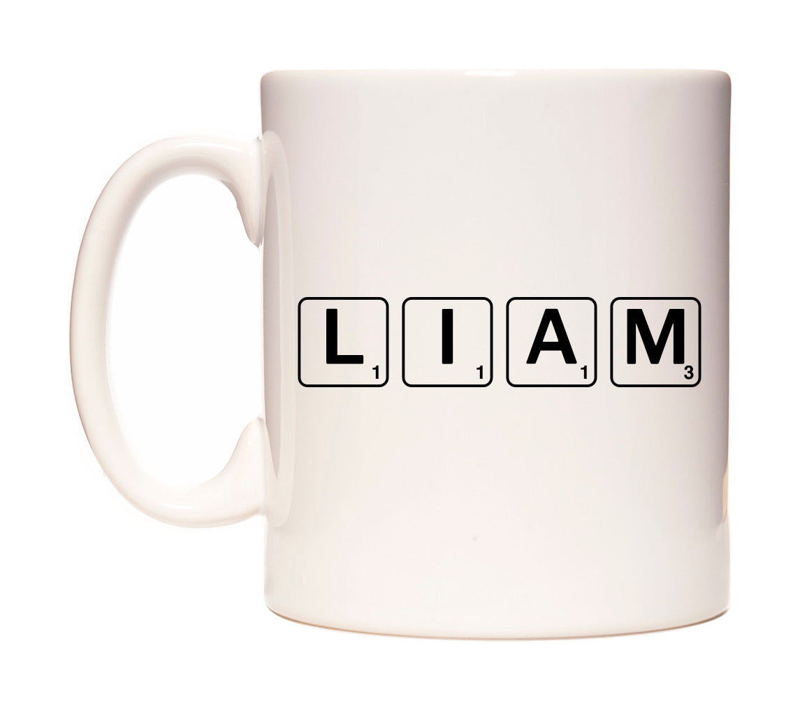 Liam - Scrabble Themed Mug