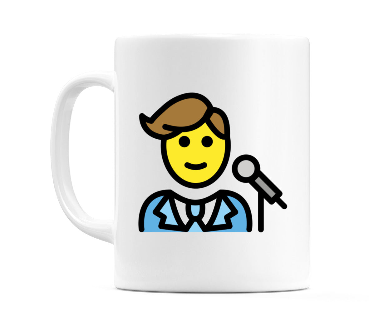 Male Singer Emoji Mug