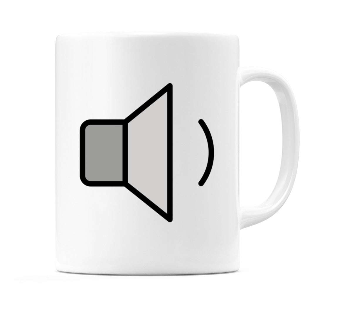 Speaker Low Volume Emoji Mug