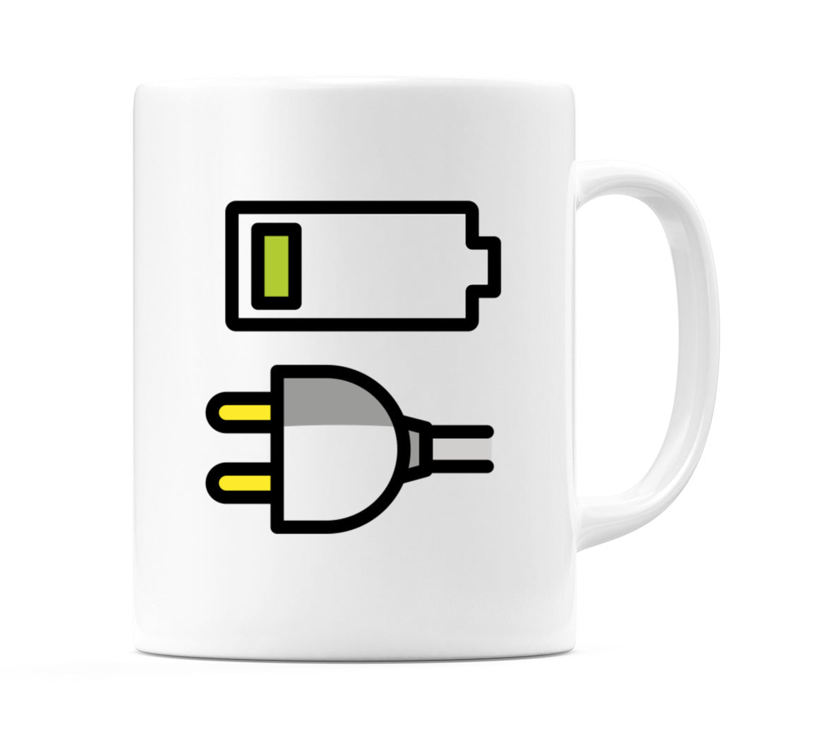 Charge Plug Emoji Mug