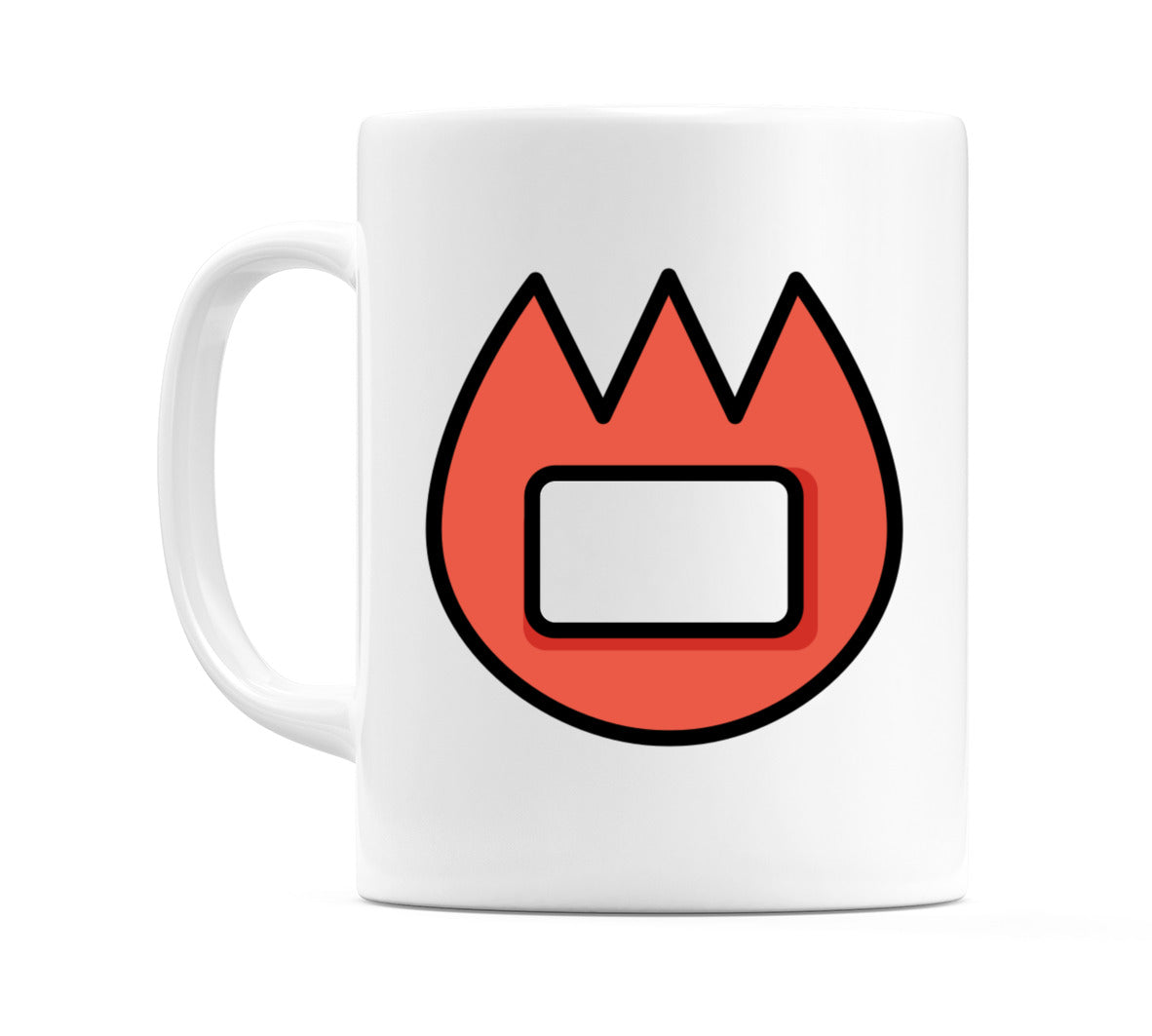 Name Badge Emoji Mug