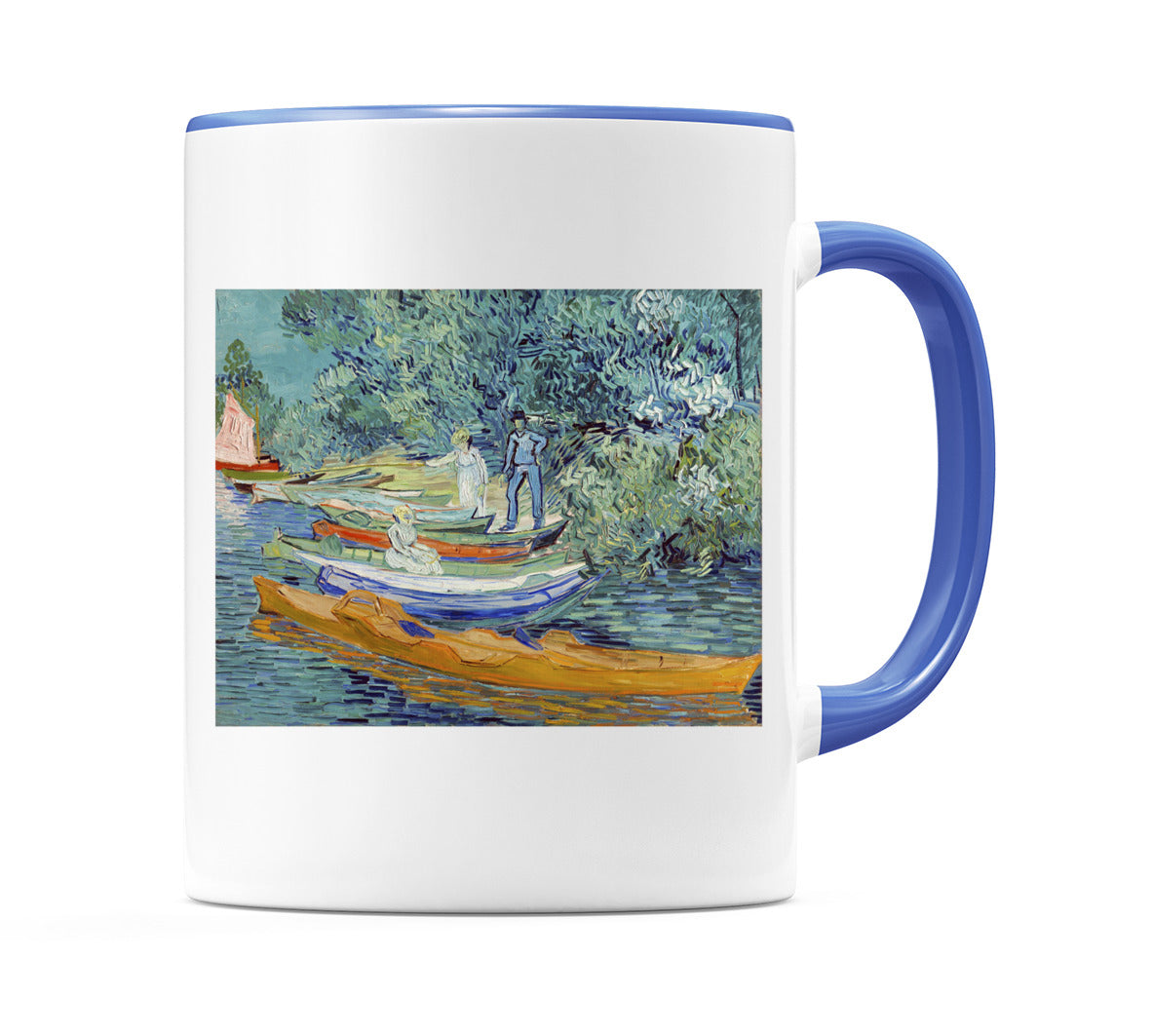 Bank of the Oise at Auvers (1890) Mug