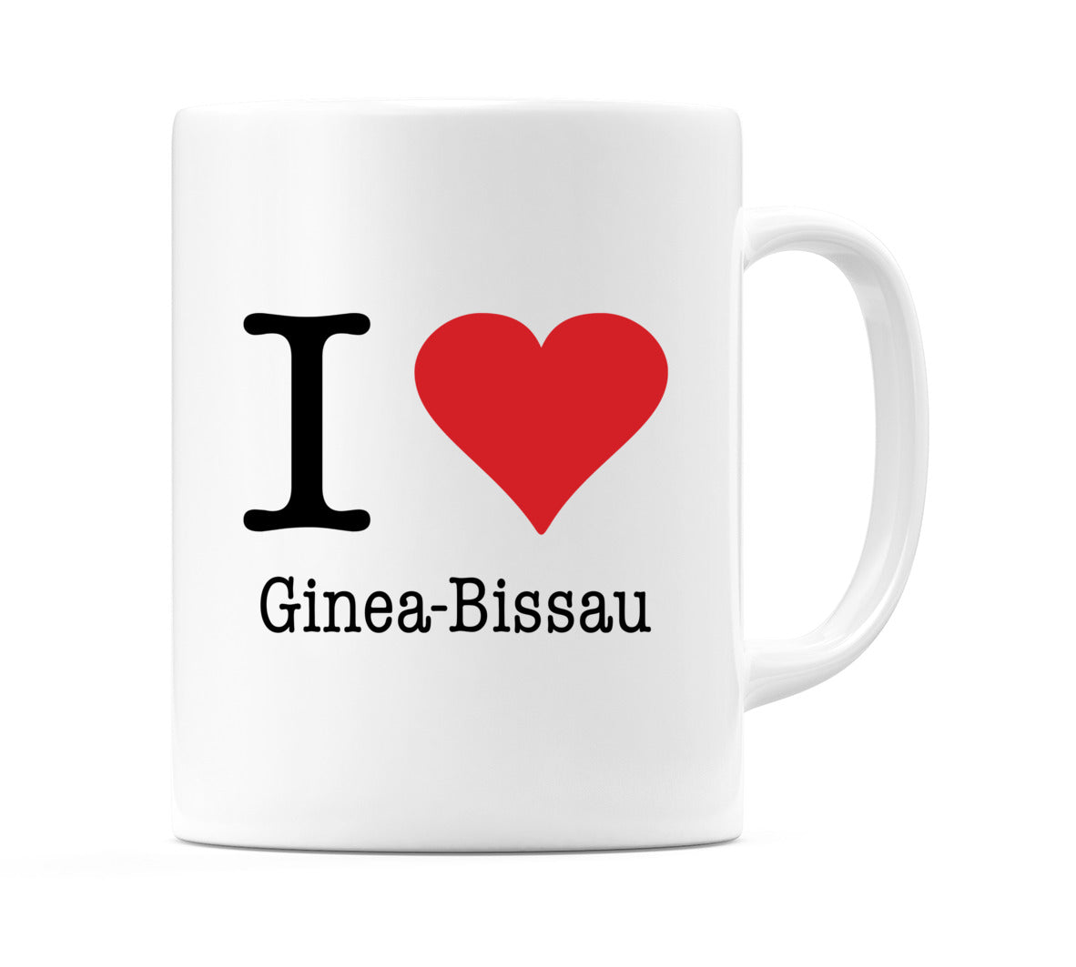 I Love Ginea-Bissau Mug