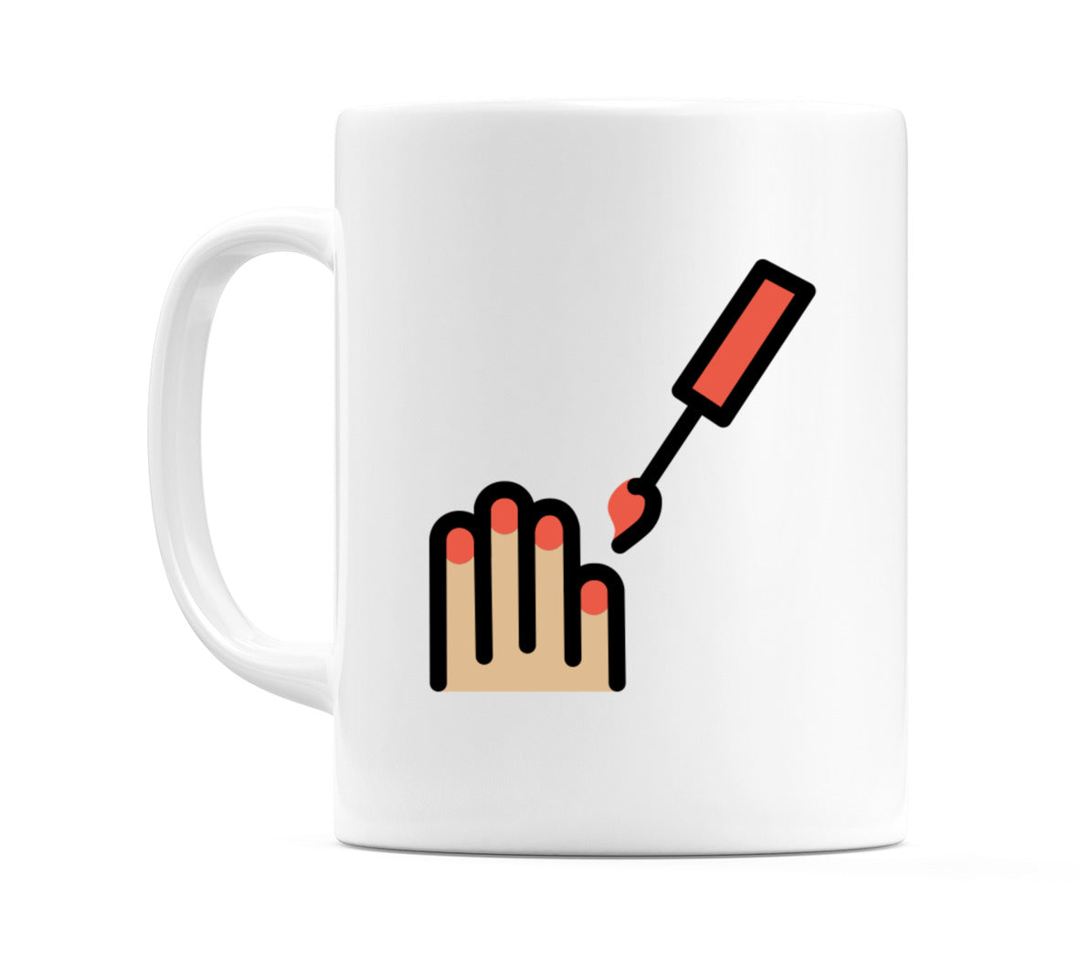 Nail Polish: Medium-Light Skin Tone Emoji Mug