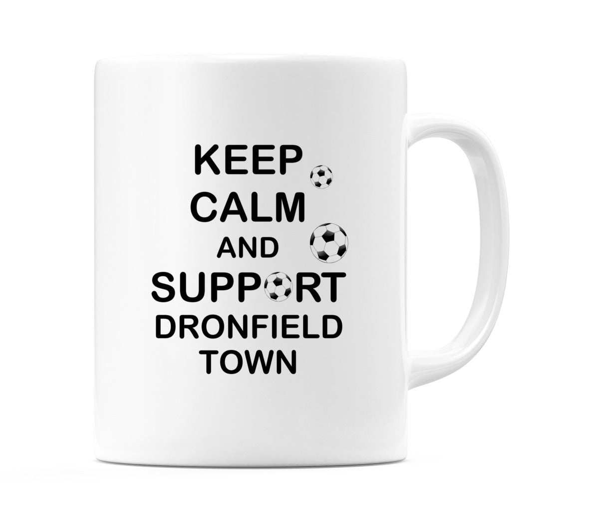 Keep Calm And Support Dronfield Town Mug
