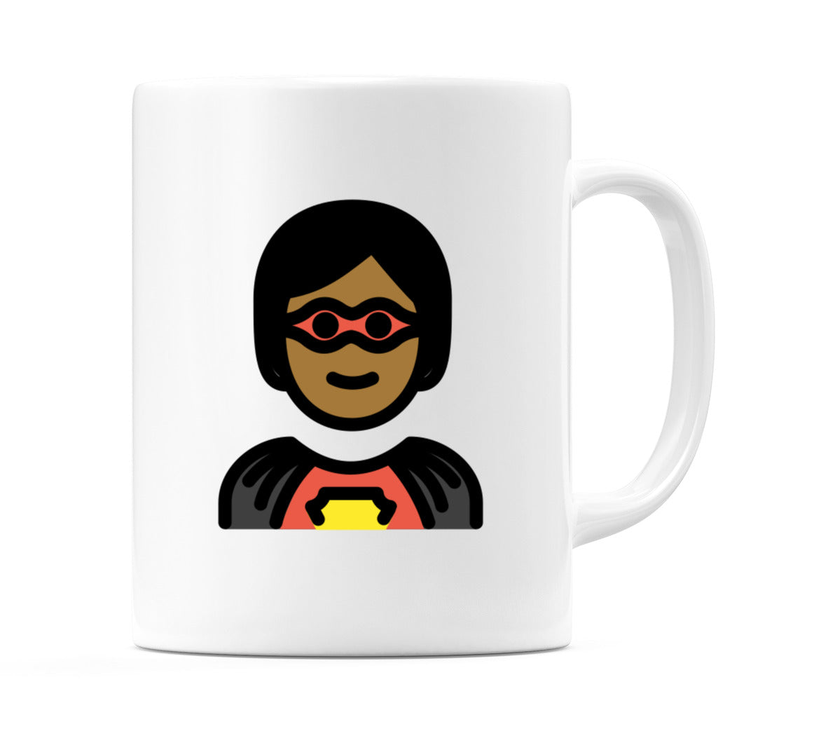 Superhero: Medium-Dark Skin Tone Emoji Mug