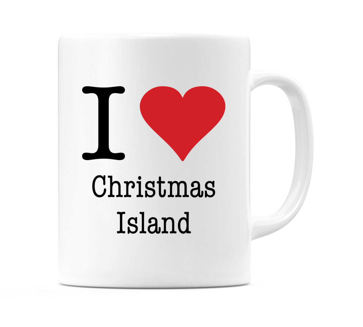 I Love Christmas Island Mug