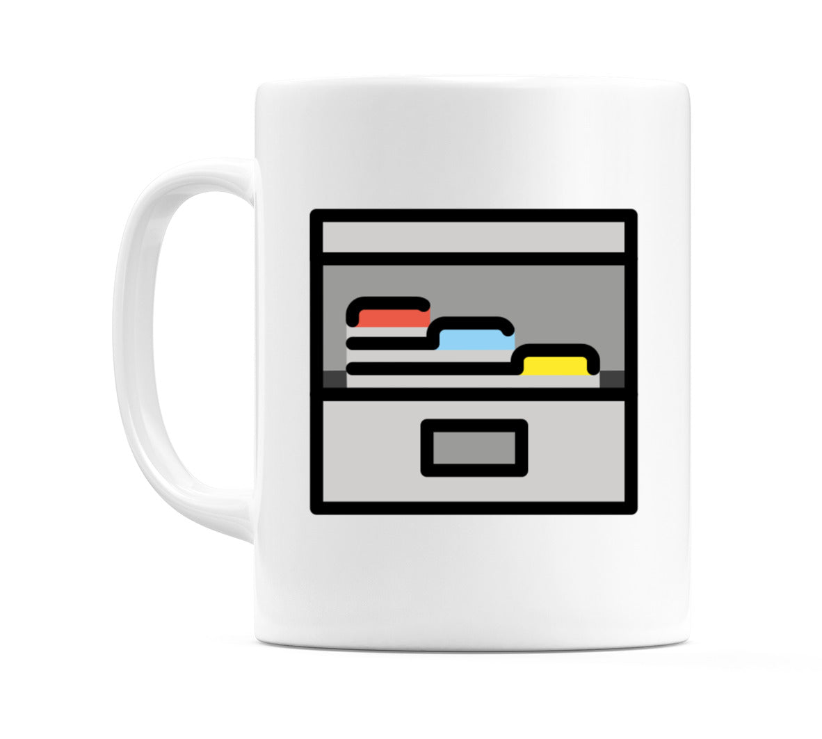 Card File Box Emoji Mug