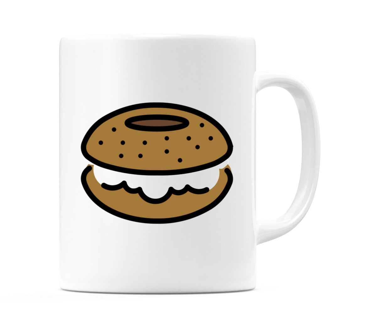 Bagel Emoji Mug