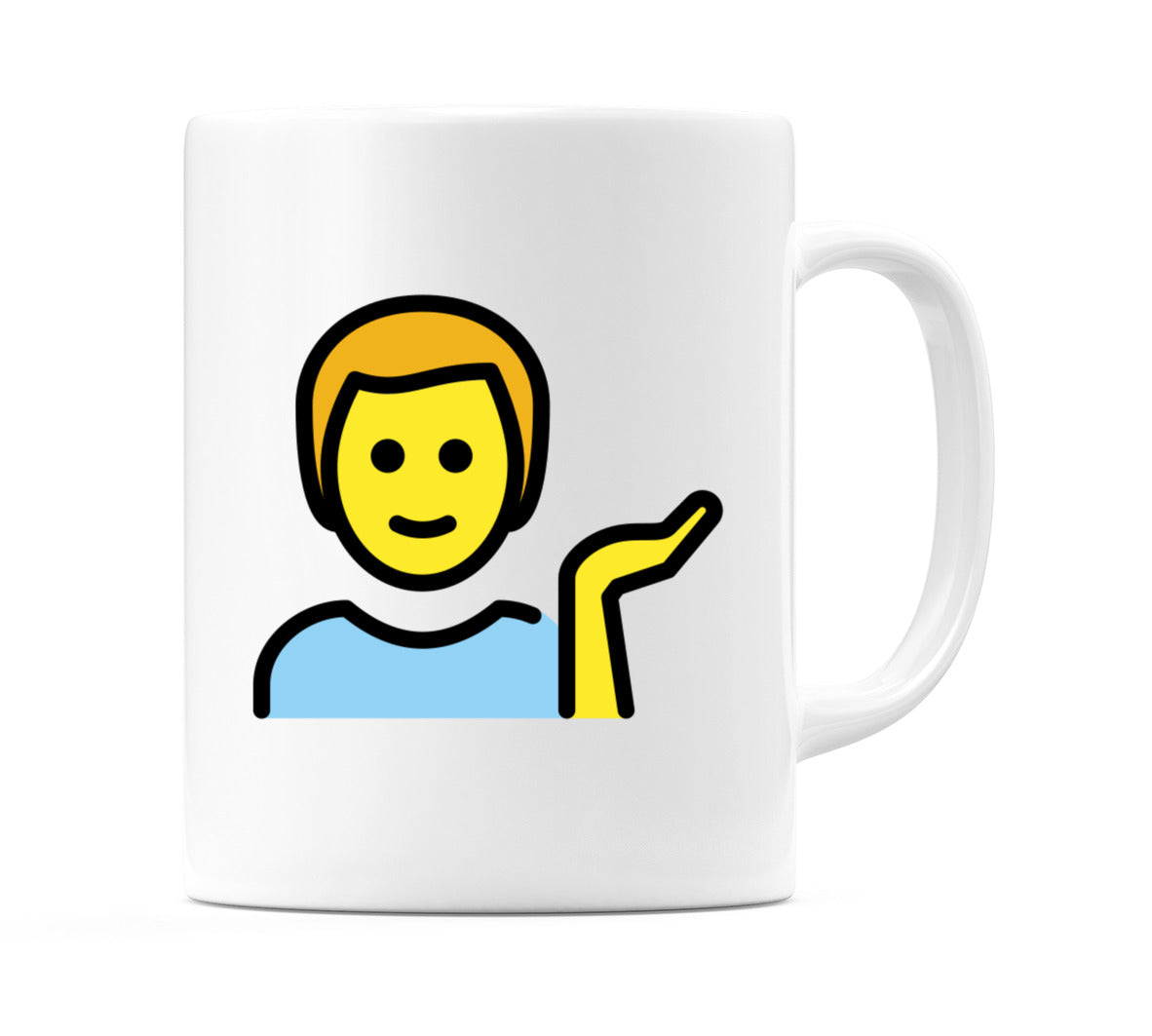 Male Tipping Hand Emoji Mug