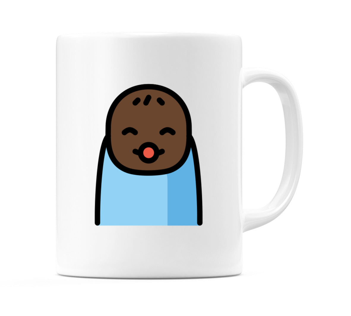 Baby: Dark Skin Tone Emoji Mug