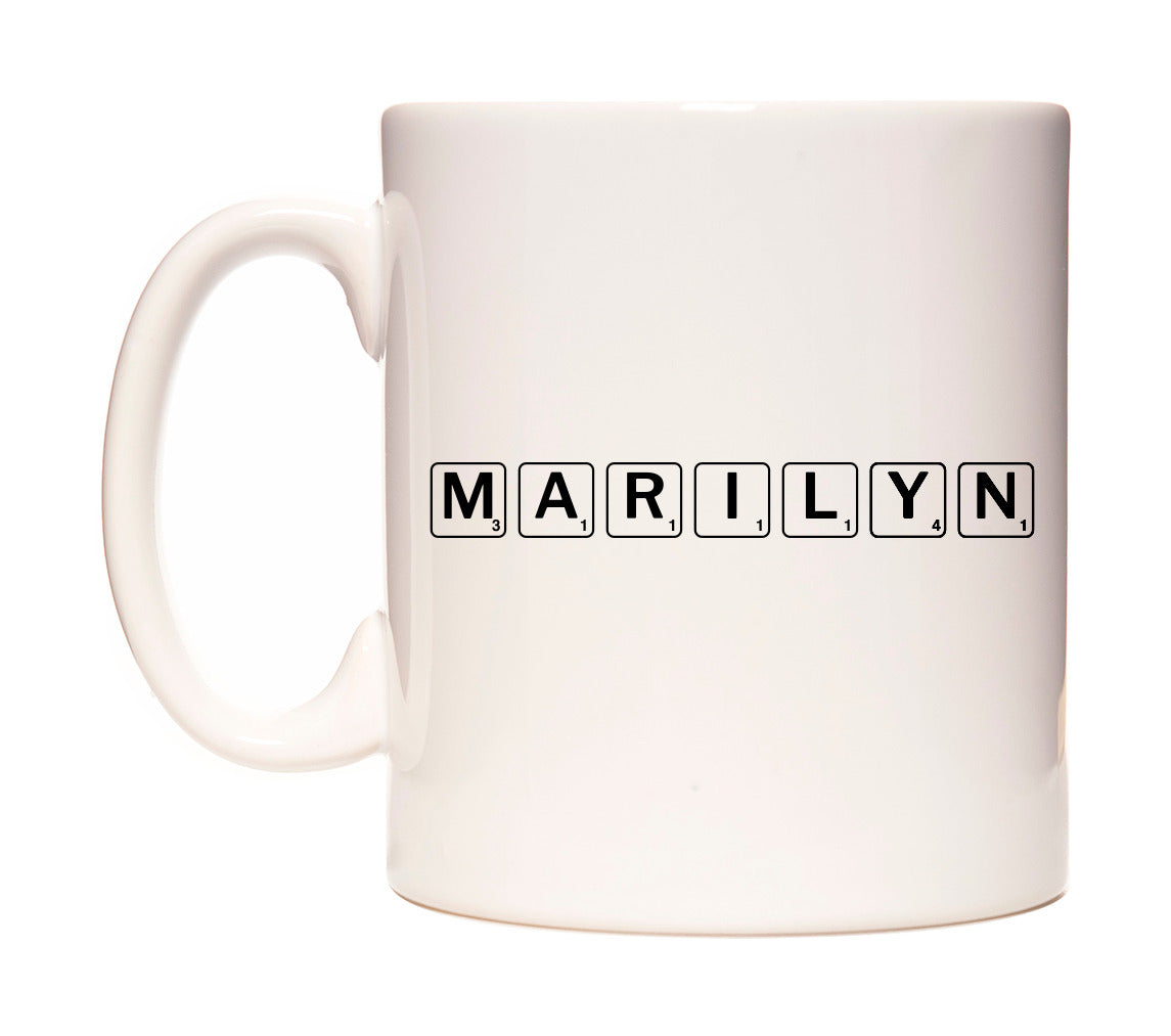 Marilyn - Scrabble Themed Mug