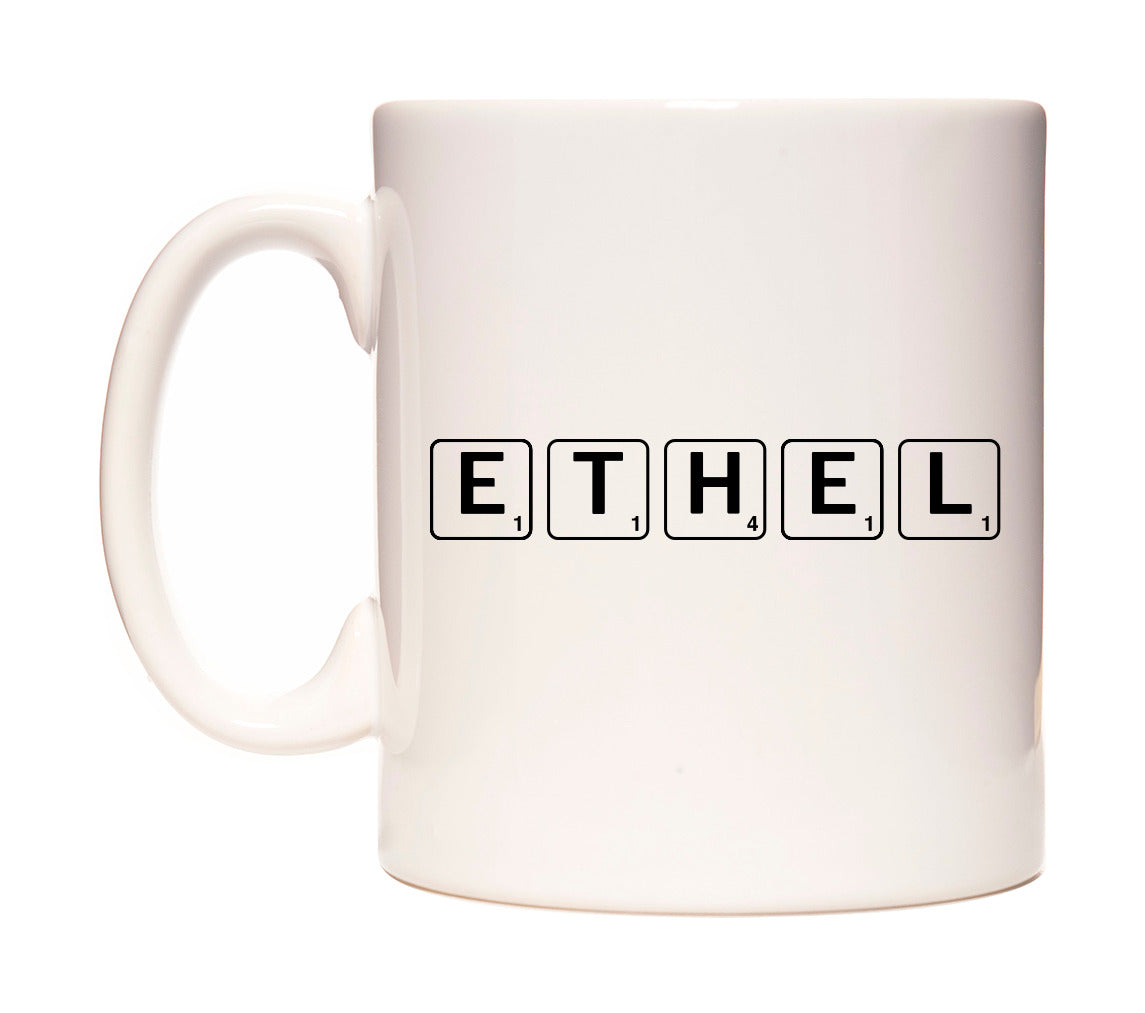 Ethel - Scrabble Themed Mug
