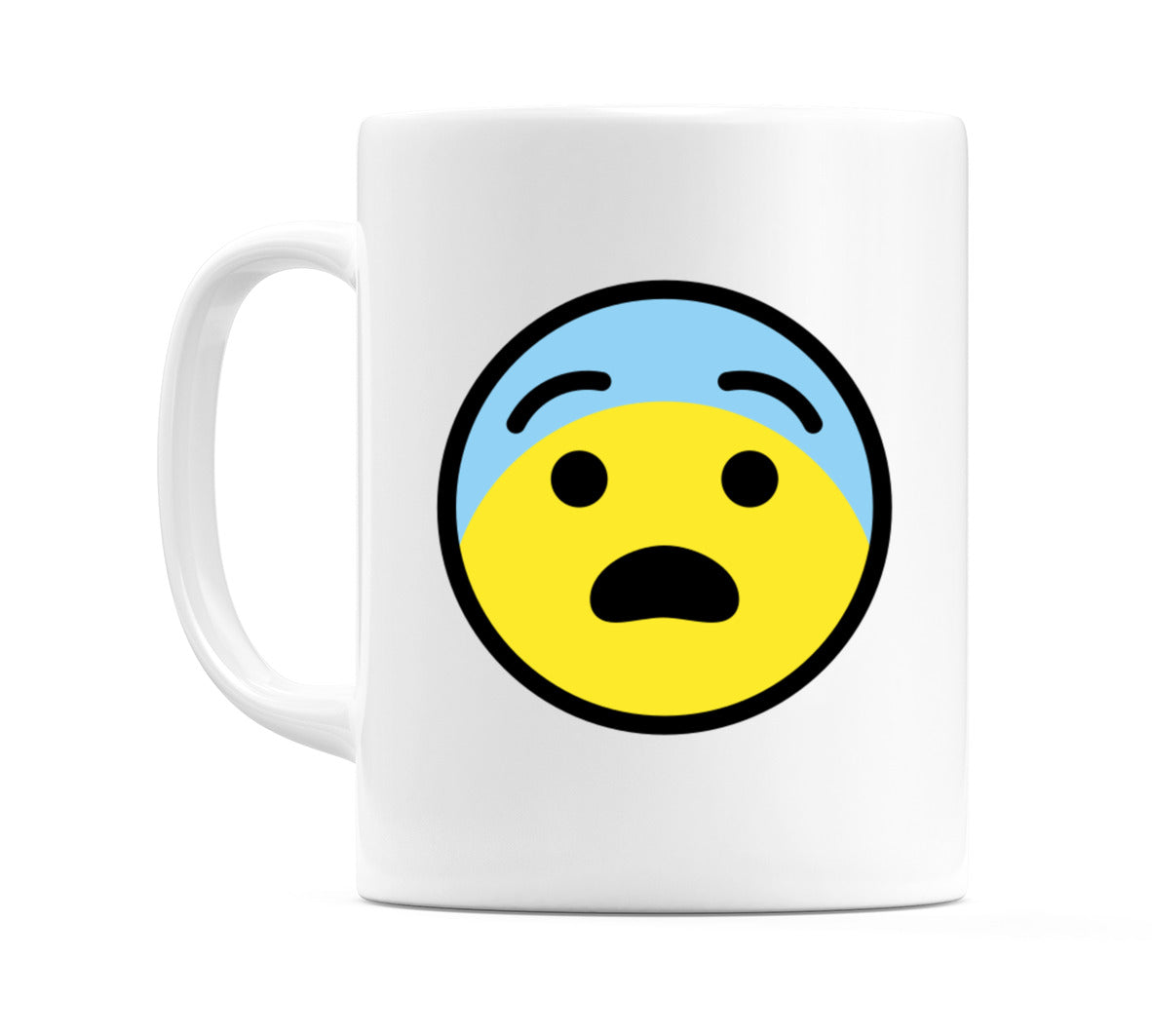Fearful Face Emoji Mug