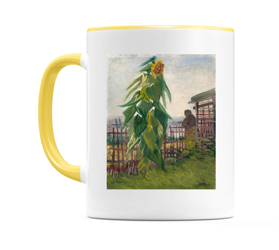 Allotment with Sunflower (1887) Mug