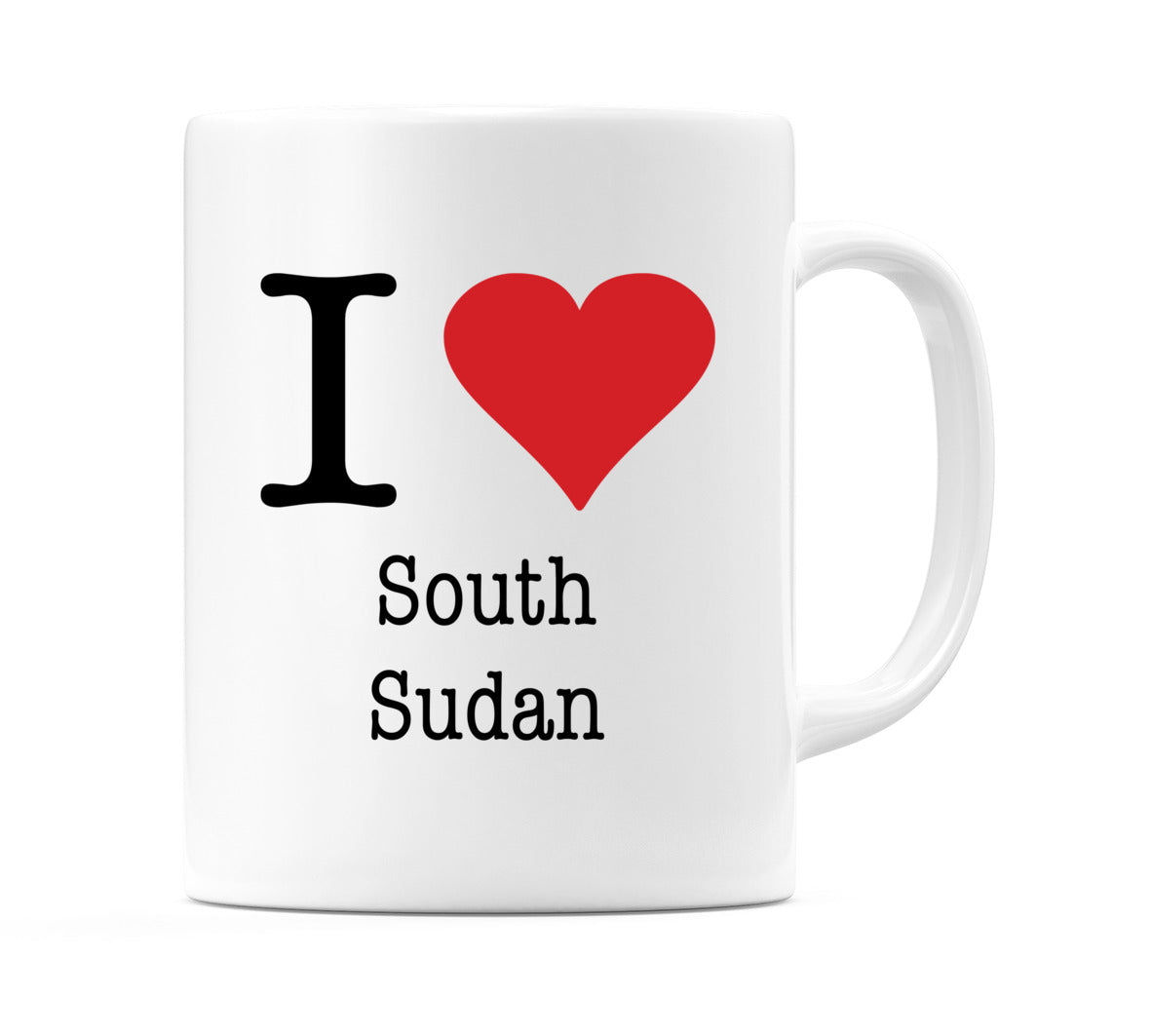 I Love South Sudan Mug