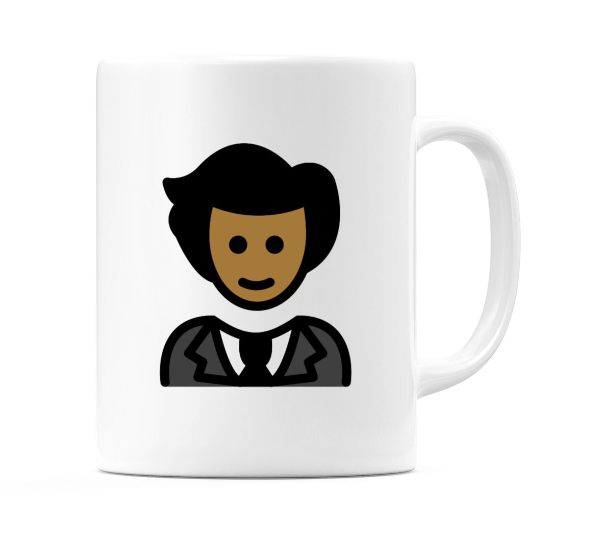 Male In Tuxedo: Medium-Dark Skin Tone Emoji Mug