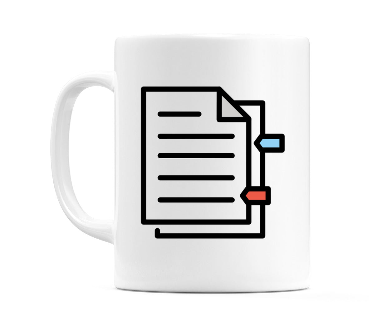 Bookmark Tabs Emoji Mug