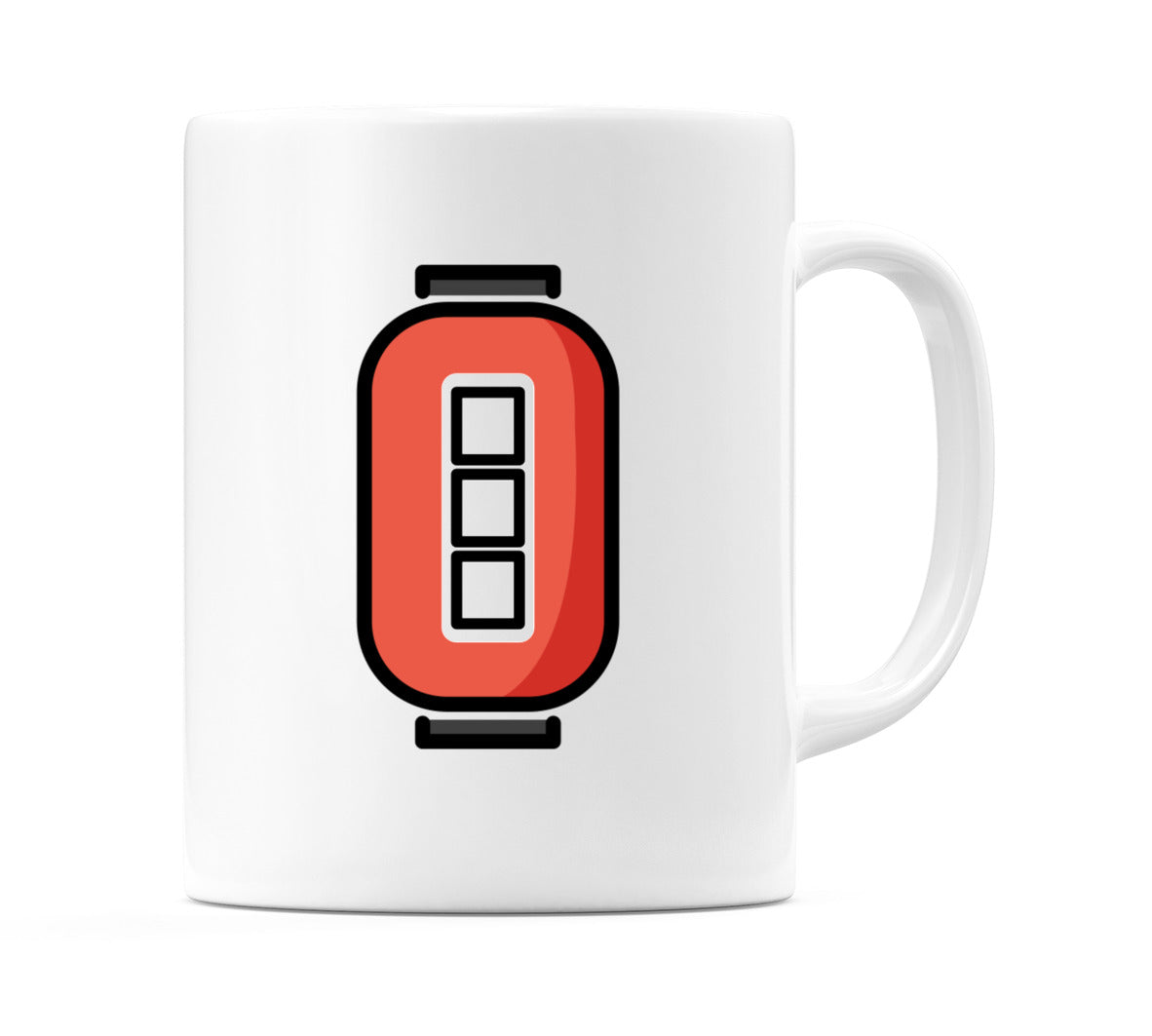 Red Paper Lantern Emoji Mug